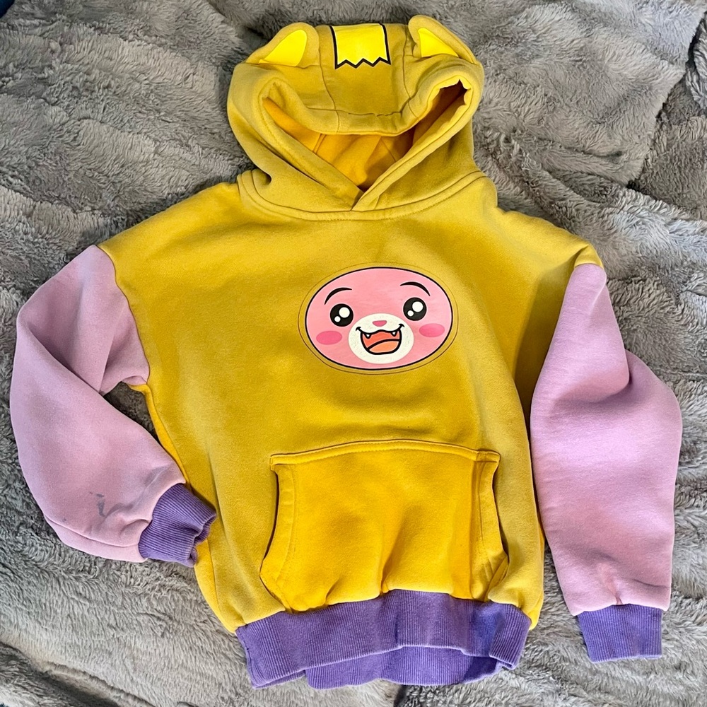 Lanky Box foxy Hoodie. Youth Medium. Official merch.